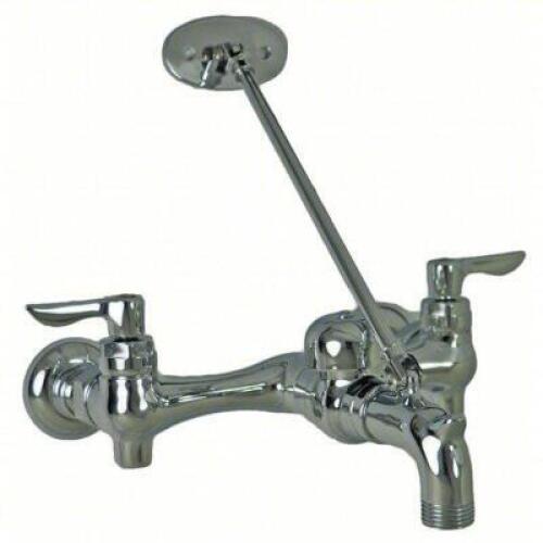 DESCRIPTION: (1) STRAIGHT SERVICE SINK FAUCET BRAND/MODEL: AMERICAN STANDARD #41H836 INFORMATION: CHROME FINISH, 20 GPM SIZE: 9-3/8" SPOUT RETAIL$: $2