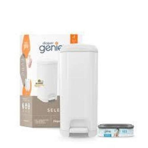 DESCRIPTION: (1) ODOR LOCKING TRASH CAN BRAND/MODEL: DIAPER GENIE INFORMATION: STAINLESS STEEL RETAIL$: $44.99 EA QTY: 1