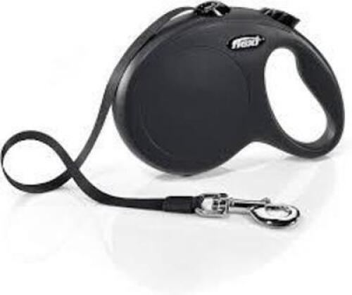 DESCRIPTION: (1) RETRACTABLE DOG LEASH BRAND/MODEL: FLEXI INFORMATION: BLACK SIZE: 16', LARGE RETAIL$: $29.99 EA QTY: 1