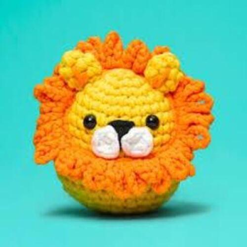 DESCRIPTION: (2) LEARN TO CROCHET KITS BRAND/MODEL: WOBBLES INFORMATION: SEBASTIAN THE LION RETAIL$: $30.00 EA QTY: 2