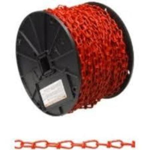 DESCRIPTION: (2) SPOOLS OF LOOP CHAIN BRAND/MODEL: CAMPBELL #PG0722227N INFORMATION: RED, #3 SIZE: 150' RETAIL$: $113.20 EA QTY: 2