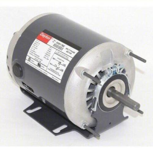 DESCRIPTION: (1) SPLIT PHASE MOTOR BRAND/MODEL: DAYTON #5K917 INFORMATION: OPEN DRIP PROOF, CRADLE BASE MOUNT, 1/3 HP, 1,725 NAMEPLATE RPM, 5K917 RETA