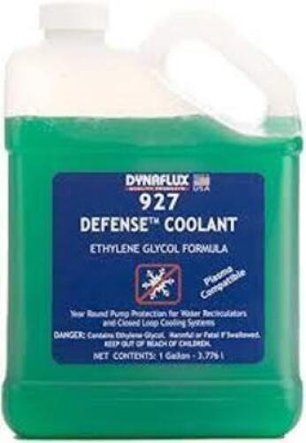 DESCRIPTION: (3) DEFENSE COOLANT BRAND/MODEL: DYNAFLUX #927 INFORMATION: GREEN SIZE: 1 GALLON RETAIL$: $25.00 EA QTY: 3