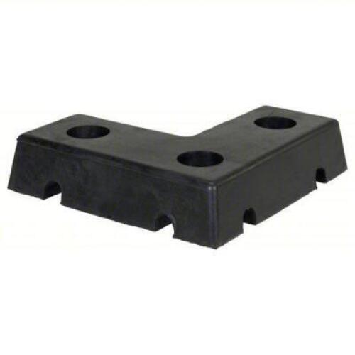 DESCRIPTION: (1) DOCK BUMPER BRAND/MODEL: PRODUCT NUMBER #3KR72 INFORMATION: BLACK, RUBBER SIZE: 18 IN OVERALL HT, 18 IN OVERALL WD, 4 IN OVERALL DP,
