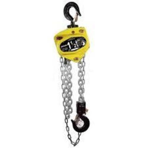 DESCRIPTION: (1) MANUAL CHAIN HOIST BRAND/MODEL: LIFT-ALL #18034629 INFORMATION: YELLOW, 2000 LB CAPACITY SIZE: 10' RETAIL$: $1112.11 EA QTY: 1