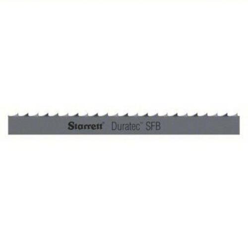 DESCRIPTION: (10) BAND SAW BLADES BRAND/MODEL: STARRETT #54GU59 INFORMATION: 6, STARRETT, DURATEC SFB SIZE: 1/4 IN BLADE WD, 12 FT 6 IN, 0.025 IN BLAD