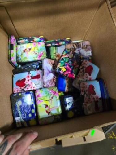 DESCRIPTION: (1) CASE OF APPROX (20) METAL WALLETS QTY: 1