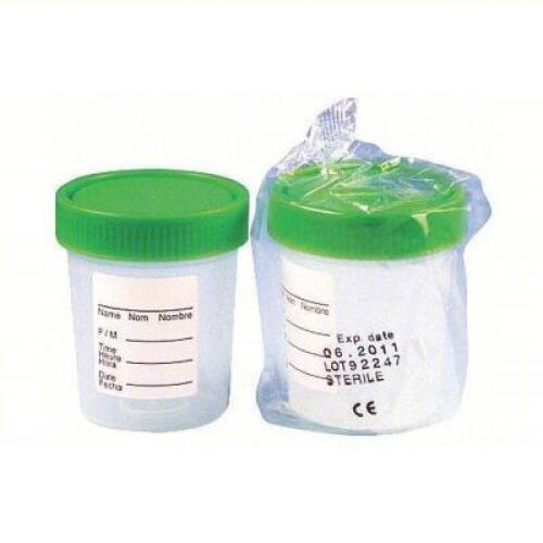 DESCRIPTION: (1) CASE OF (100) COLLECTION CUP BRAND/MODEL: GLOBE SCIENTIFIC #46AX17 INFORMATION: 118 ML CAPACITY - ML, STERILE, POLYPROPYLENE SIZE: 4