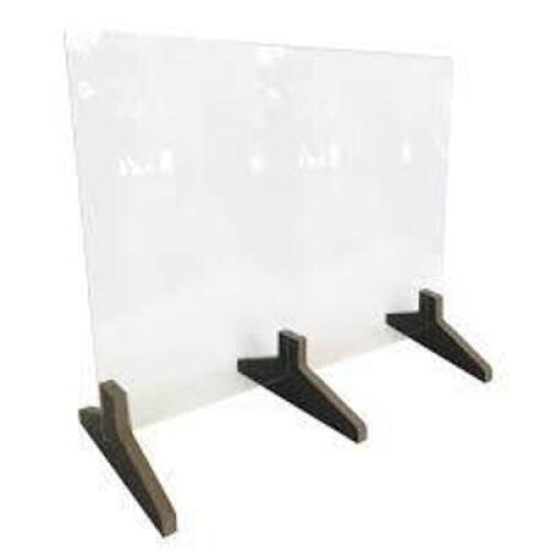 DESCRIPTION: (2) COUNTERTOP PROTECTIVE PLASTIC SHIELD BRAND/MODEL: SG2-2430 SIZE: 24X30 RETAIL$: $145.00 EA QTY: 2