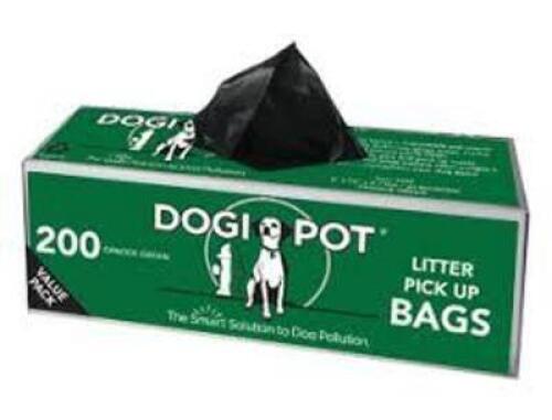 DESCRIPTION: (7) BOXES OF (200) DOG LITTER PICK UP BAGS BRAND/MODEL: DOGIPOT RETAIL$: $10.00 EA QTY: 7