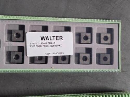 DESCRIPTION: (30) CARBIDE MILLING INSERTS BRAND/MODEL: WALTER P8SC-400005 RETAIL$: $826.77 QTY: 30