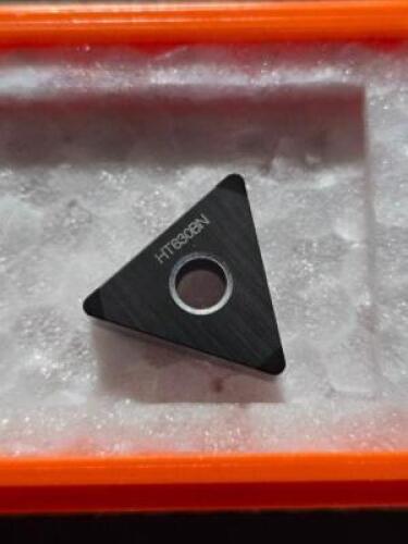 DESCRIPTION: (10) 3SHTNGA332 PCBN TURNING INSERTS BRAND/MODEL: HERTEL 3SHTNGA332 HT620BN RETAIL$: $652.70 QTY: 10