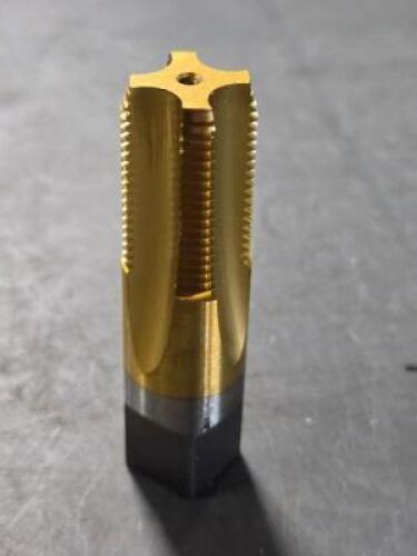 DESCRIPTION: (2) HSS TAPS BRAND/MODEL: NORTH AMERICAN TOOL SIZE: 3/8-18 NPSM RETAIL$: $126.32 QTY: 2