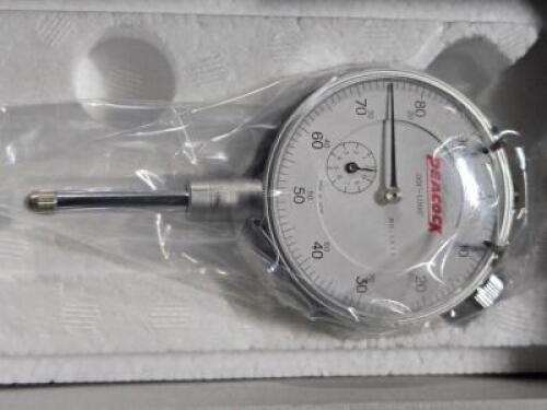 DESCRIPTION: (1) DIAL DROP INDICATOR BRAND/MODEL: PEACOCK 1330 SIZE: 1" MAX 0-100 DIAL READ RETAIL$: $105.63 QTY: 1