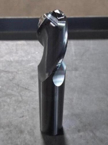 DESCRIPTION: (1) SOLID CARBIDE BALL END MILL BRAND/MODEL: NIAGARA N55510 SIZE: 1" DIA 2" LOC RETAIL$: $471.00 QTY: 1