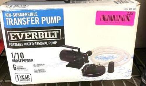 EVERBILT 1/10 HP Non-Submersible Self-Priming Transfer Pump
