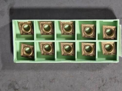 DESCRIPTION: (20) CARBIDE TURNING INSERTS BRAND/MODEL: SECO CCMT120408-PM5 RETAIL$: $421.20 QTY: 20