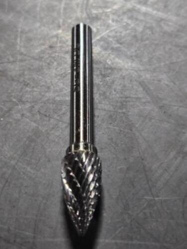 DESCRIPTION: (4) CARBIDE FLAME BUR BRAND/MODEL: WESTWARD 19D886 SIZE: 19mm LOC RETAIL$: $96.08 QTY: 4