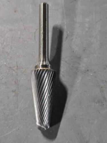 DESCRIPTION: (4) SOLID CARBIDE CONE BUR BRAND/MODEL: WESTWARD 19D780 SIZE: 3/16" RETAIL$: $262.39 QTY: 4