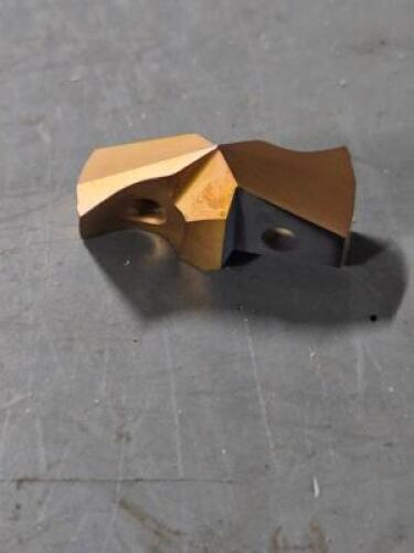 DESCRIPTION: (3) REGROUND DRILL INSERTS BRAND/MODEL: ALLIED MACHINE 110216-25 SIZE: 1.2598" RETAIL$: $125.25 QTY: 3
