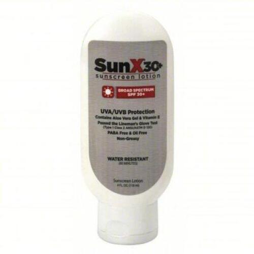 DESCRIPTION: (1) BOXES OF (12) BOTTLES OF SUNSCREEN LOTION BRAND/MODEL: SUNX30+ #1PBT3 SIZE: 4 OZ RETAIL$: $120.00 PER EACH BOX OF 12 QTY: 1
