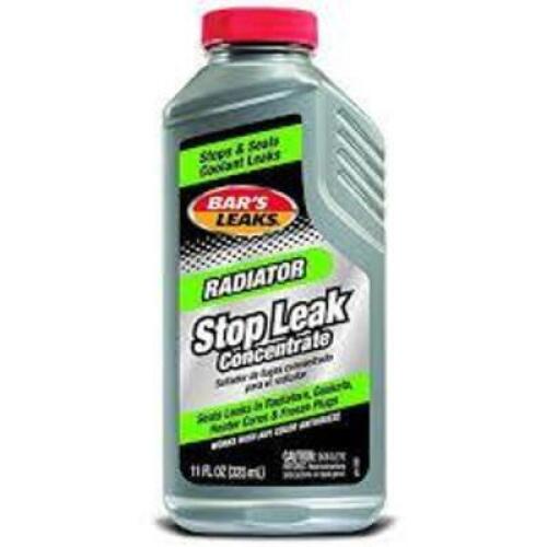 DESCRIPTION: (1) RADIATOR STOP LEAK CONCENTRATE BRAND/MODEL: BAR'S LEAKS SIZE: 11 FL OZ RETAIL$: $6.20 EA QTY: 1