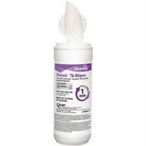 DESCRIPTION: (2) DISINFECTING WIPES BRAND/MODEL: DIVERSEY OXIVIR 1 WIPES SIZE: 60 WIPES PER CONTAINER QTY: 2