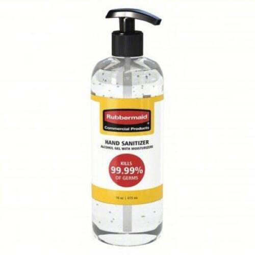 DESCRIPTION: (6) ALCOHOL GEL HAND SANITIZER BRAND/MODEL: RUBBERMAID #56LL54 SIZE: 16 OZ RETAIL$: $7.00 EA QTY: 6