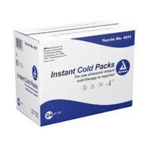 DESCRIPTION: (1) BOX OF (24) COLD PACKS BRAND/MODEL: DYNAREX #36PV26 SIZE: 4X5 RETAIL$: $24.24 EA QTY: 1