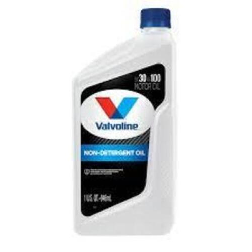 DESCRIPTION: (4) NON-DETERGENT OIL BRAND/MODEL: VALVOLINE INFORMATION: 30 100 SIZE: 1 QT RETAIL$: $7.99 EA QTY: 4