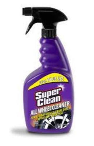 DESCRIPTION: (1) ALL WHEEL CLEANER BRAND/MODEL: SUPER CLEAN SIZE: 32 FL OZ RETAIL$: $12.99 EA QTY: 1
