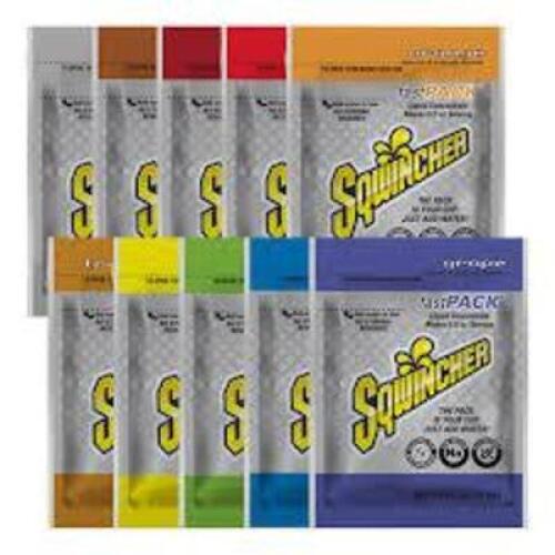 DESCRIPTION: (1) BOX OF (50) SINGLE SERVE SPORTS DRINK CONCENTRATE POWDER BRAND/MODEL: SQWINCHER FAST PACK #10U594 INFORMATION: MIXED BERRY SIZE: .6 O