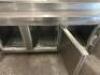 DESCRIPTION: PIZZA PREP TABLE WITH REFRIGERATED BASE BRAND/MODEL: KAIRAK KBP-91S SIZE: 91" QTY: 1 - 4