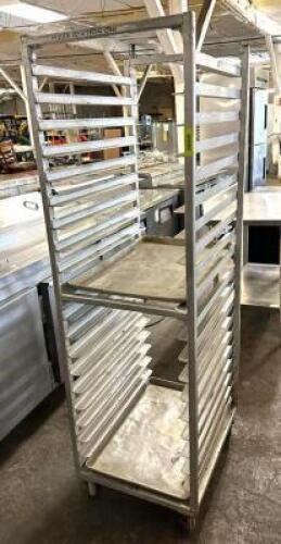DESCRIPTION: FULL SIZE ALUMINUM PAN RACK QTY: 1