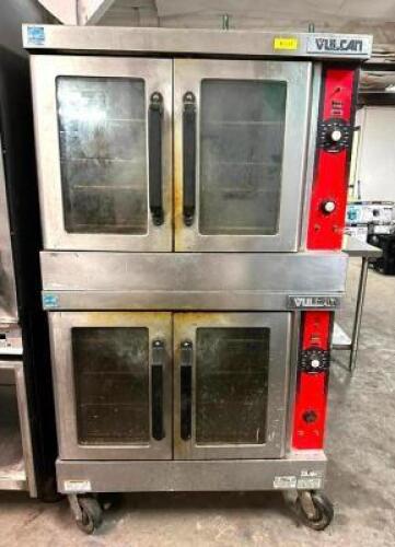 DESCRIPTION: DOUBLE STACK GAS CONVECTION OVEN BRAND/MODEL: VULCAN QTY: 1