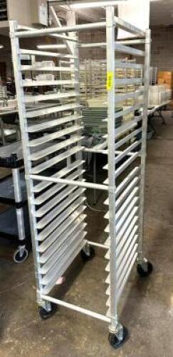DESCRIPTION: FULL SIZE ALUMINUM PAN RACK QTY: 1