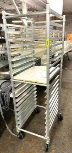 DESCRIPTION: FULL SIZE ALUMINUM PAN RACK QTY: 1