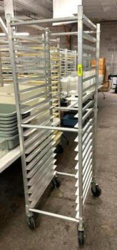DESCRIPTION: FULL SIZE ALUMINUM PAN RACK QTY: 1