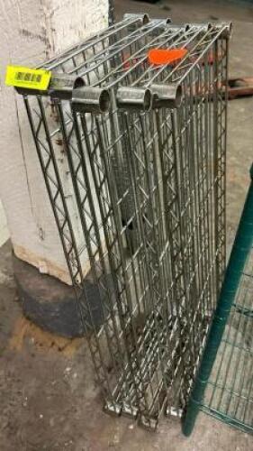 DESCRIPTION: (5) WIRE SHELVES SIZE: 36"X12" QTY: 5
