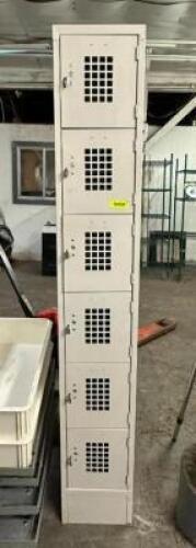 DESCRIPTION: (2) 6-DOOR LOCKER UNITS QTY: 2