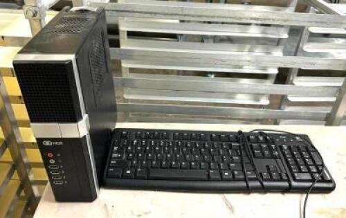 DESCRIPTION: NCR COMPUTER WITH KEYBOARD QTY: 1