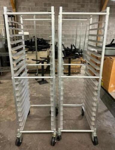 DESCRIPTION: (2) PAN RACKS QTY: 2