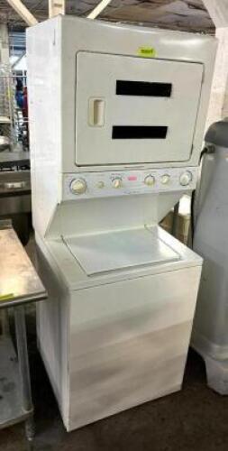 DESCRIPTION: STACK WASHER/DRYER UNIT BRAND/MODEL: FRIGIDAIRE FEX831CS0 QTY: 1