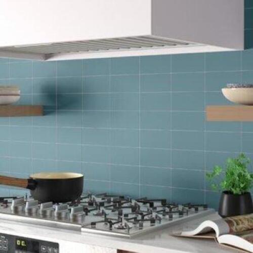 (36) SQ FT OF DALTILE OCEAN BLUE 3X6 SUBWAY TILES