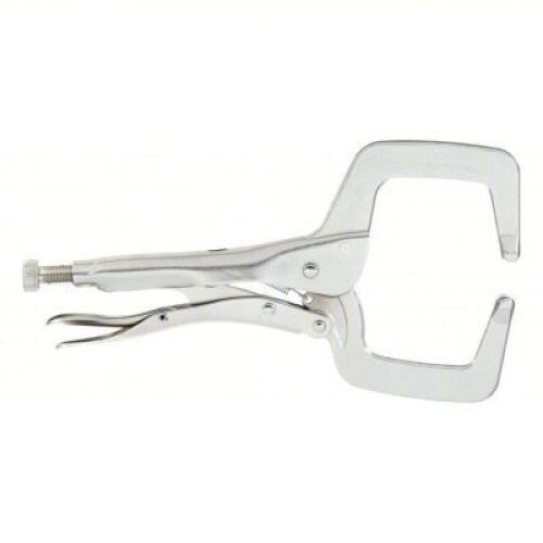 DESCRIPTION: (2) LOCKING C-CLAMP BRAND/MODEL: WESTWARD/2FDD1 INFORMATION: CLAMPING FORCE: 900 LBS/NICKEL PLATED SIZE: 11"NOMINAL CLAMP X 3-3/8"MAX OPE