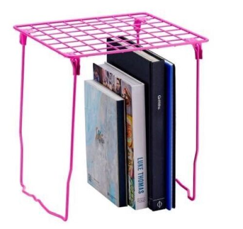 DESCRIPTION: (6) WIRE LOCKER STAC A SHELF BRAND/MODEL: LOCKERMATE INFORMATION: PURPLE SIZE: 12.5X10X11.5 RETAIL$: $6.69 EA QTY: 6