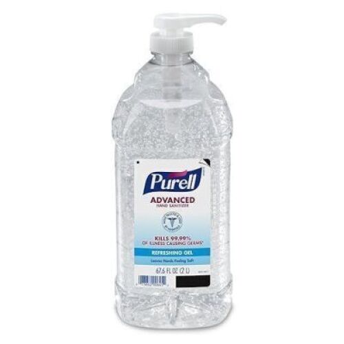 DESCRIPTION: (2) ADVANCED HAND SANITIZER BRAND/MODEL: PURELL SIZE: 67.6 FL OZ RETAIL$: $32.67 EA QTY: 2