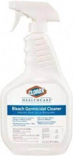 DESCRIPTION: (6) BLEACH GERMICIDAL CLEANER BRAND/MODEL: CLOROX HEALTHCARE #6VDE5 INFORMATION: READY TO USE SIZE: 22 OZ RETAIL$: $140.00 TOTAL QTY: 6
