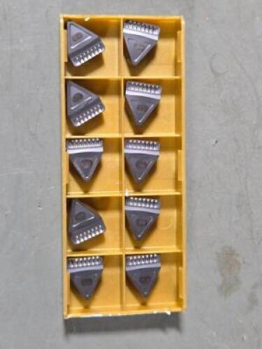 DESCRIPTION: (10) CARBIDE GROOVING INSERTS BRAND/MODEL: ISCAR TIGER1212Y0IQ IC808 RETAIL$: $434.50 QTY: 10
