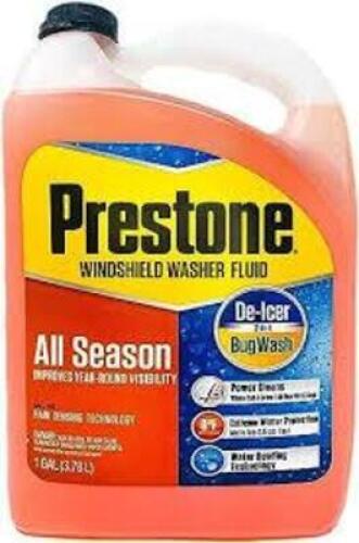 DESCRIPTION: (1) WINSHIELD WASHER FLUID BRAND/MODEL: PRESTONE ALL SEASON INFORMATION: 1 GALLON RETAIL$: $15.99 EA QTY: 1